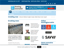 Tablet Screenshot of hostingjournalist.com